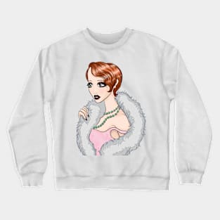 1920's Fashion Diva Crewneck Sweatshirt